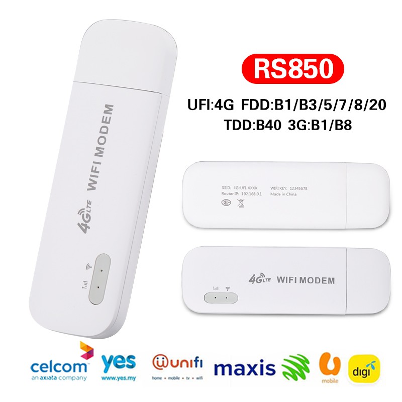 100 Modified Unlimited Portable D6 Rs850 Wifi Router Hotspot Mifi Support All Telco Malaysia Wifi Modem Shopee Malaysia