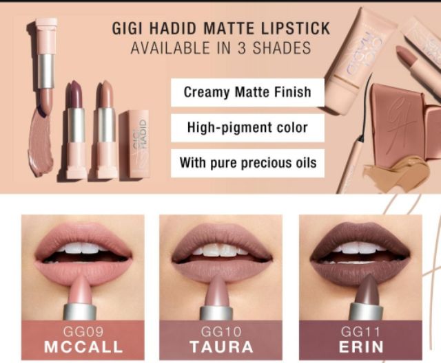 Maybelline Gigi Hadid Collection Matte Lipstick