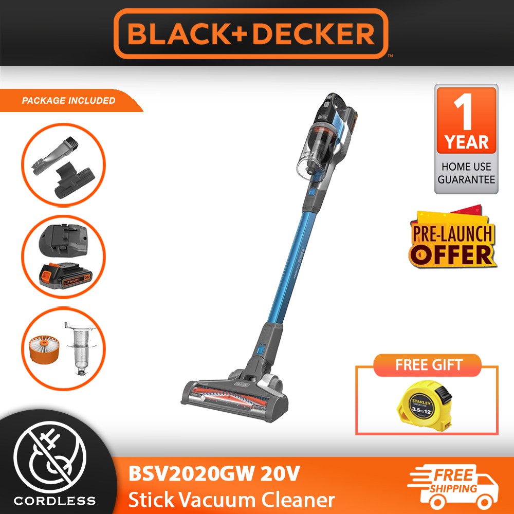 BLACK & DECKER BSV2020GW POWERSERIES 20V Extreme Cordless Stick Vacuum