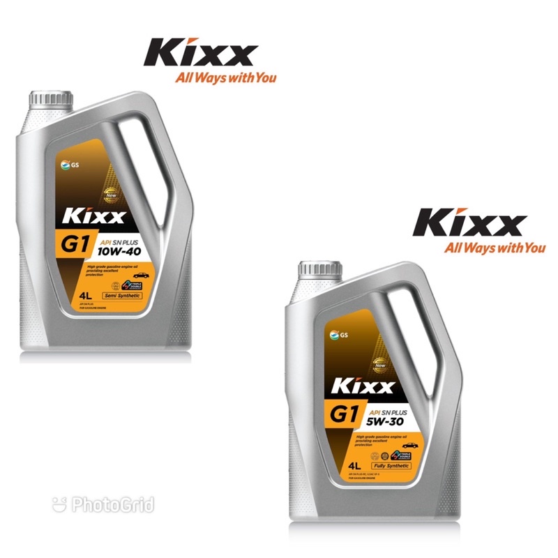 Engine Oil KIXX G1 SN PLUS Semi Synthetic 10W40 Fully Synthetic 5W30
