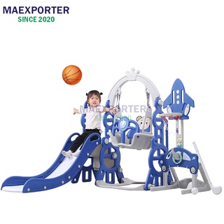 Buy Colourful Cute Dino Children S Indoor Mini Slide Diy Playground 130cm Long Slide Toys Papan Gelongsor Seetracker Malaysia