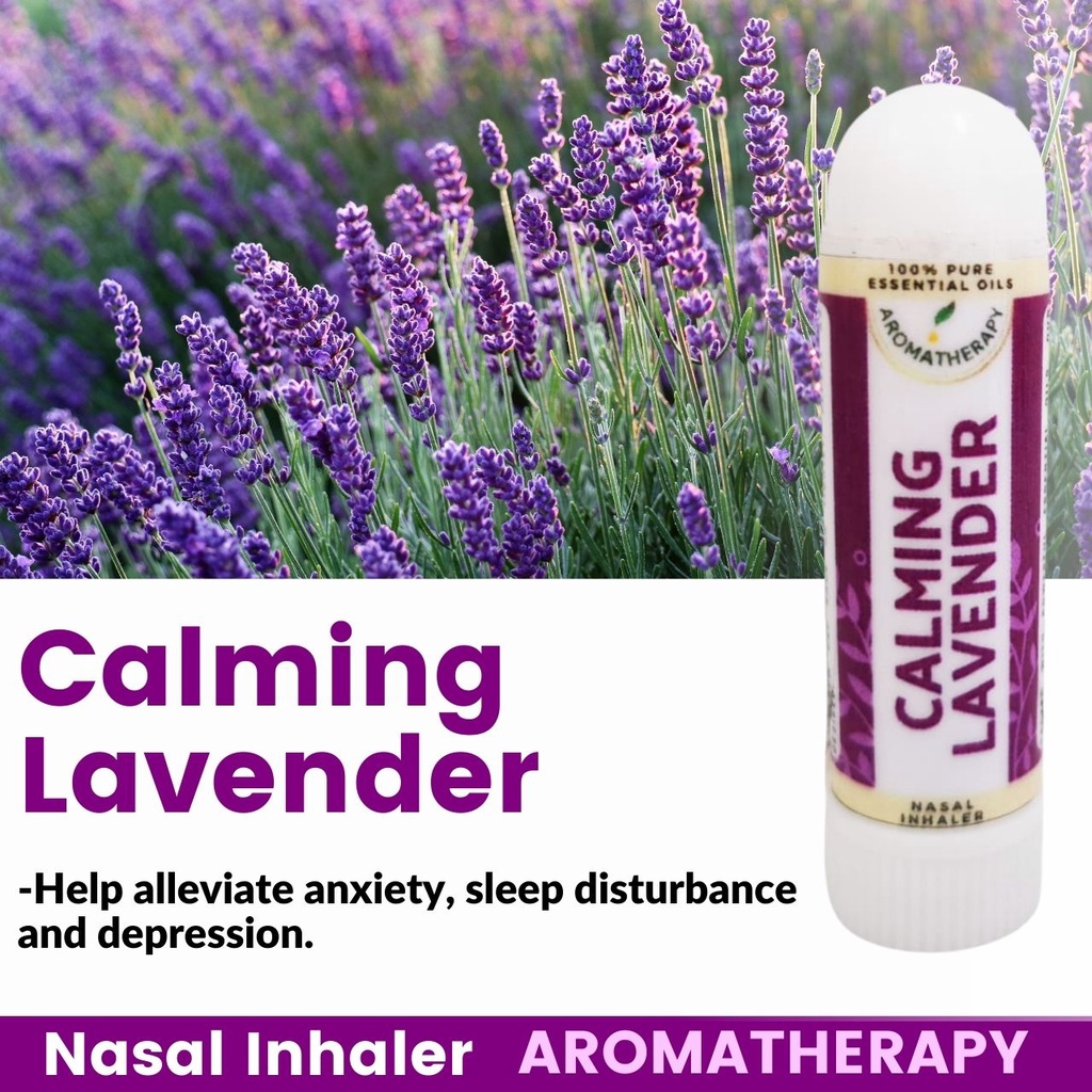 Calming Lavender - Aromatherapy Inhaler / 100% Pure and Quality Essential Oil