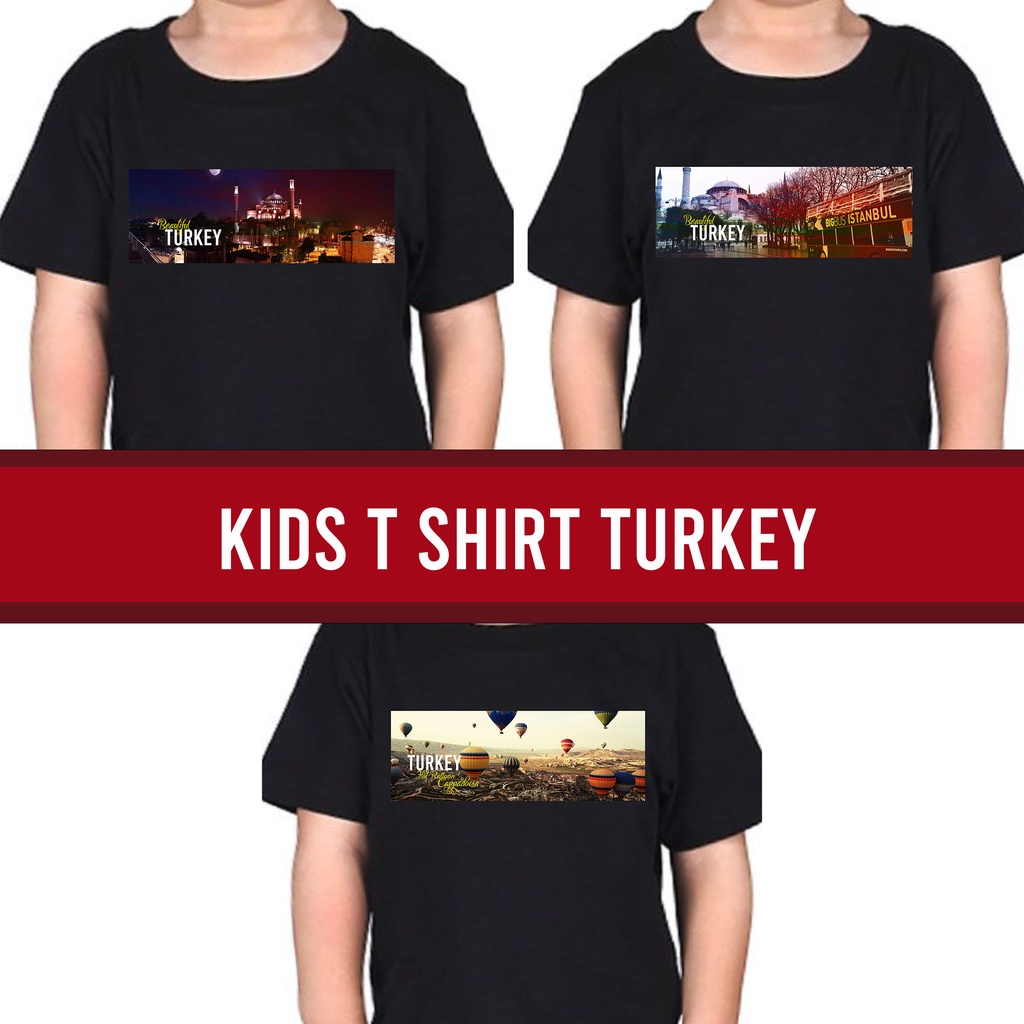 Kids T shirt Turkey Hagia Sophea Istanbul Cotton T-Shirt Souvenir Gift T shirt Kanak kanak