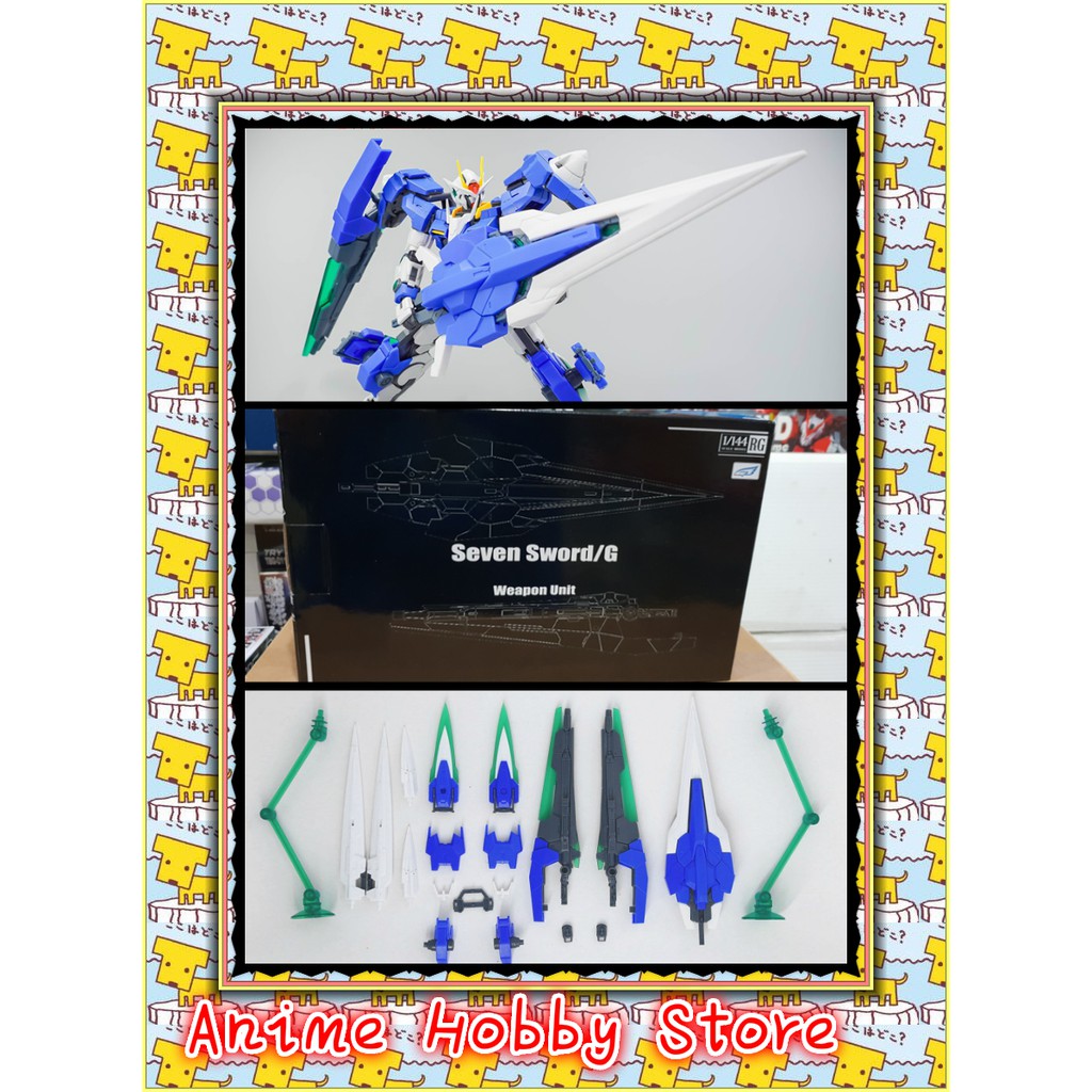 Effects Wings Ew Gundam 00 Seven Sword Weapon Set For Bandai Rg 18 Gundam 00 Raiser 00r Model Kit Shopee Malaysia