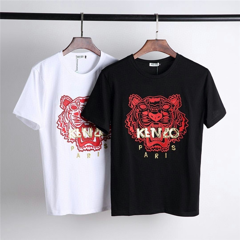 mens red kenzo t shirt