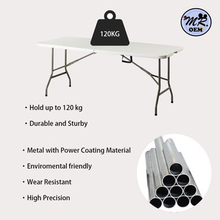 MR OEM 6FT Foldable Banquet Table Event Catering Hall MR OEM 6FT Foldable Banquet Table Event Catering Hall