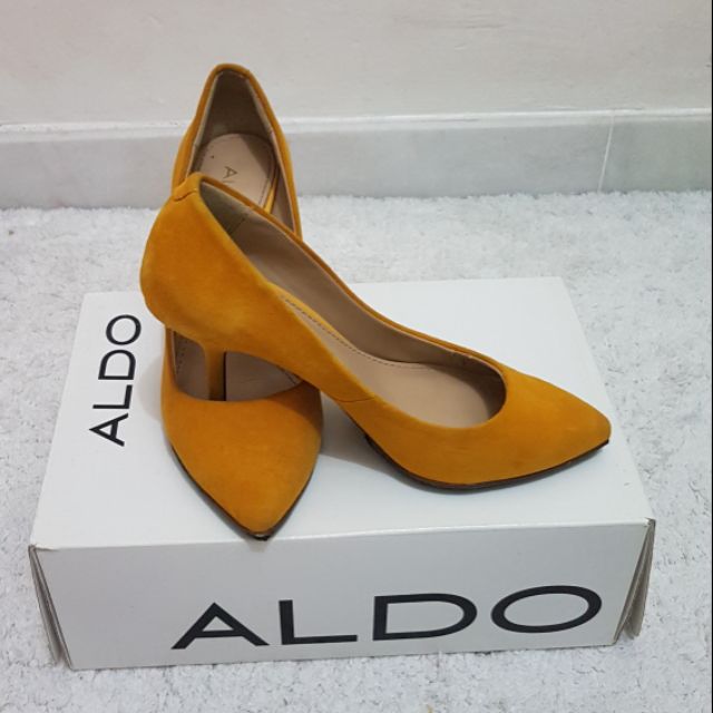 aldo mustard heels
