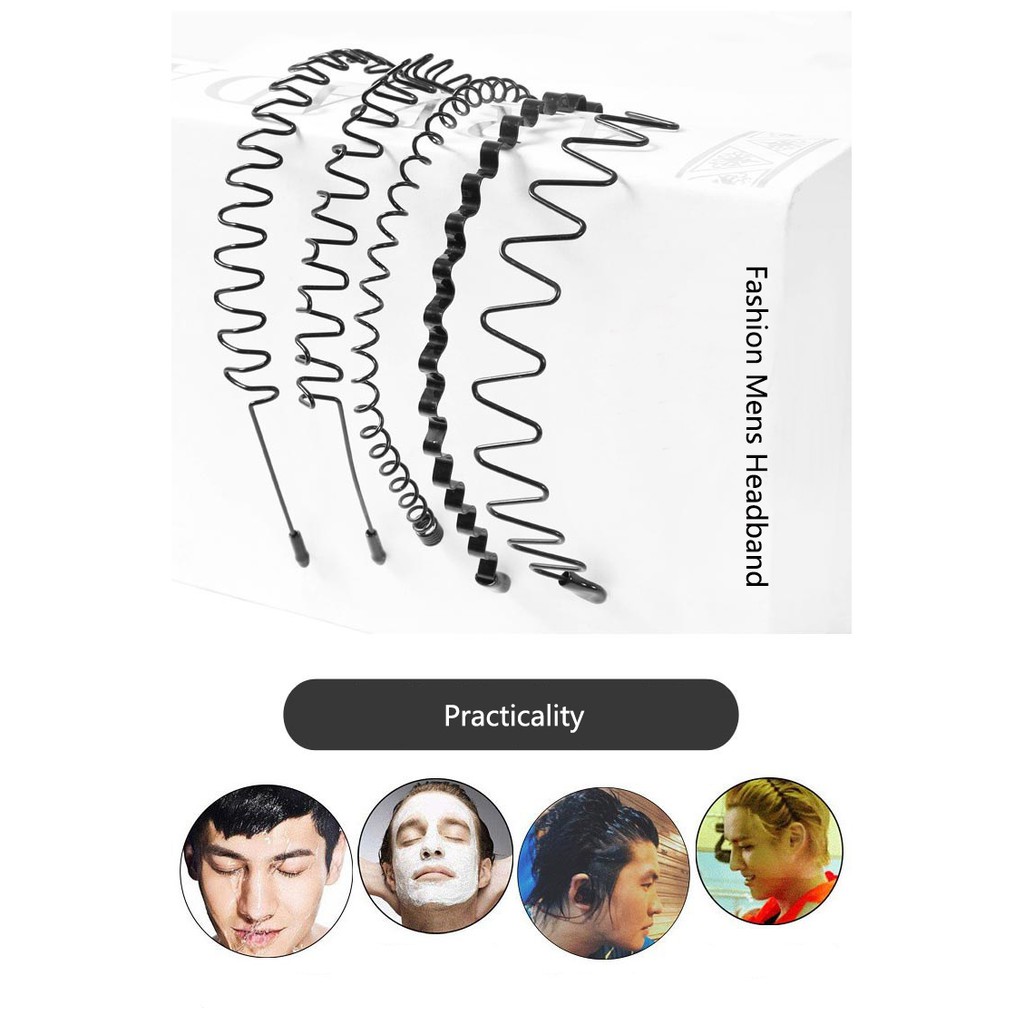 Casual Hoop Hair Band Men Sports Headwear Headband Accessory
