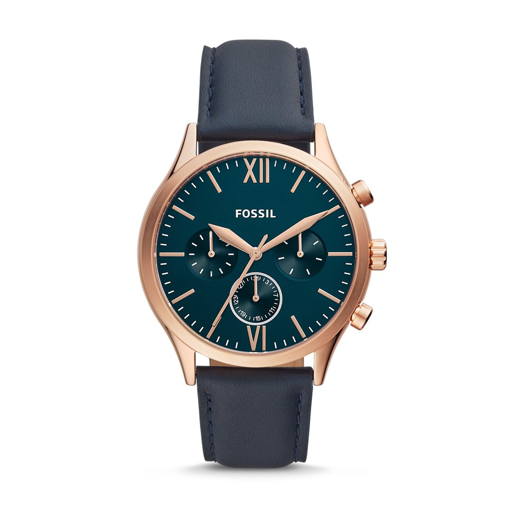Fossil BQ2412 Blue Leather watch (2Yr Warranty) | Shopee Malaysia