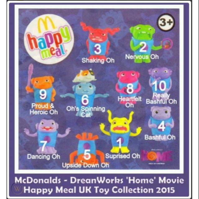 mcdonald's limited edition happy meal toys