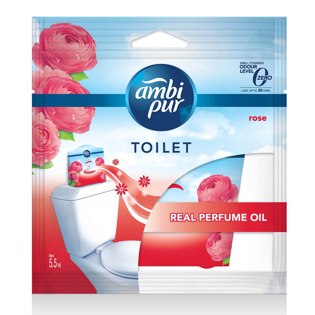 Ambi Pur Toilet Fresh Air Freshener Rose (5.5ml) Shopee Malaysia