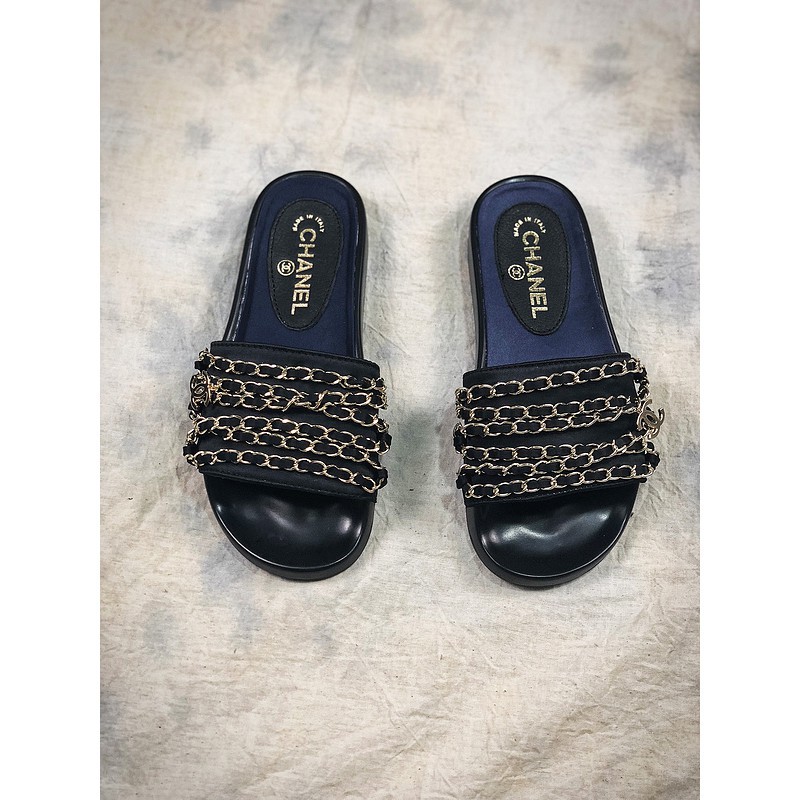 chanel beach slippers