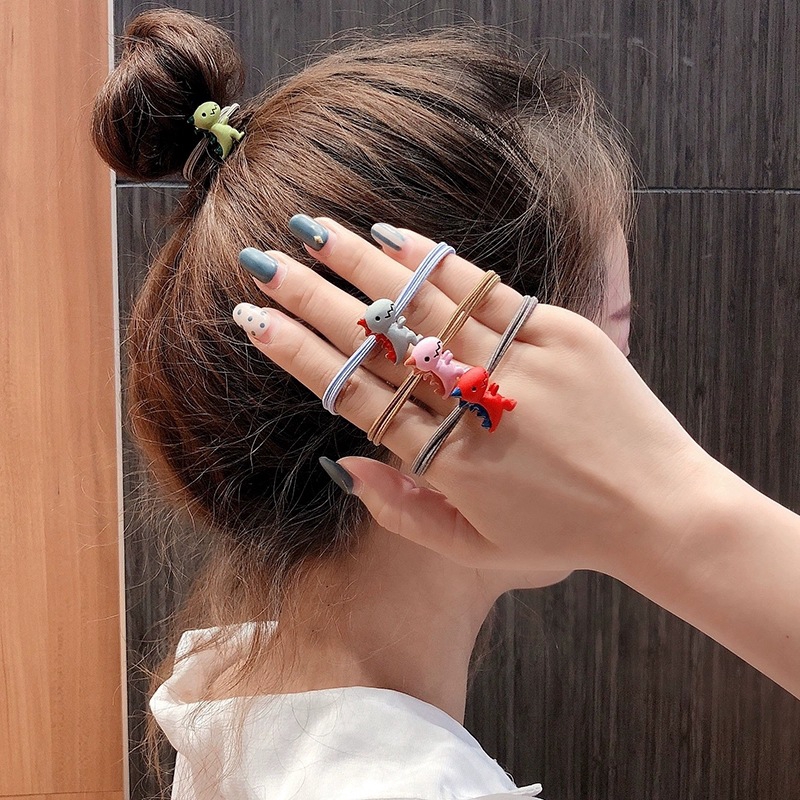 Little Dinosaur Cute Holder Tie Rubber Band Elastic Hair Bands