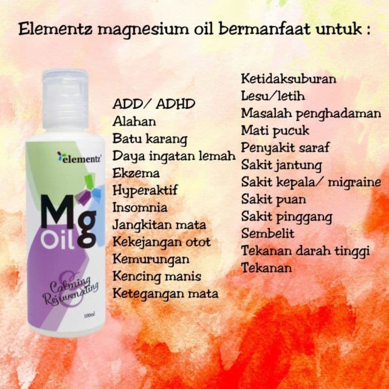 cara guna magnesium oil