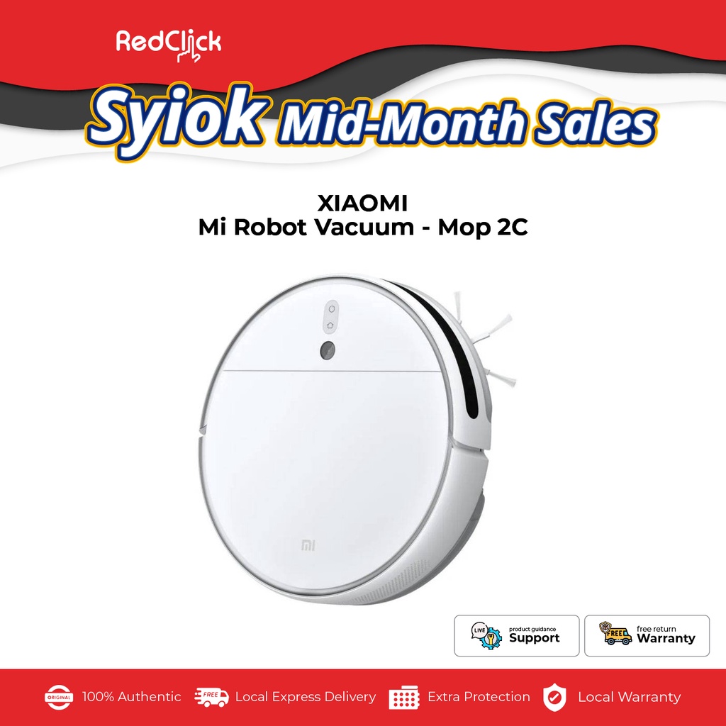 Xiaomi Mi Robot VacuumMop 2C/XMSTJQR2C / 1C/STYTJ01ZHM AllinOne