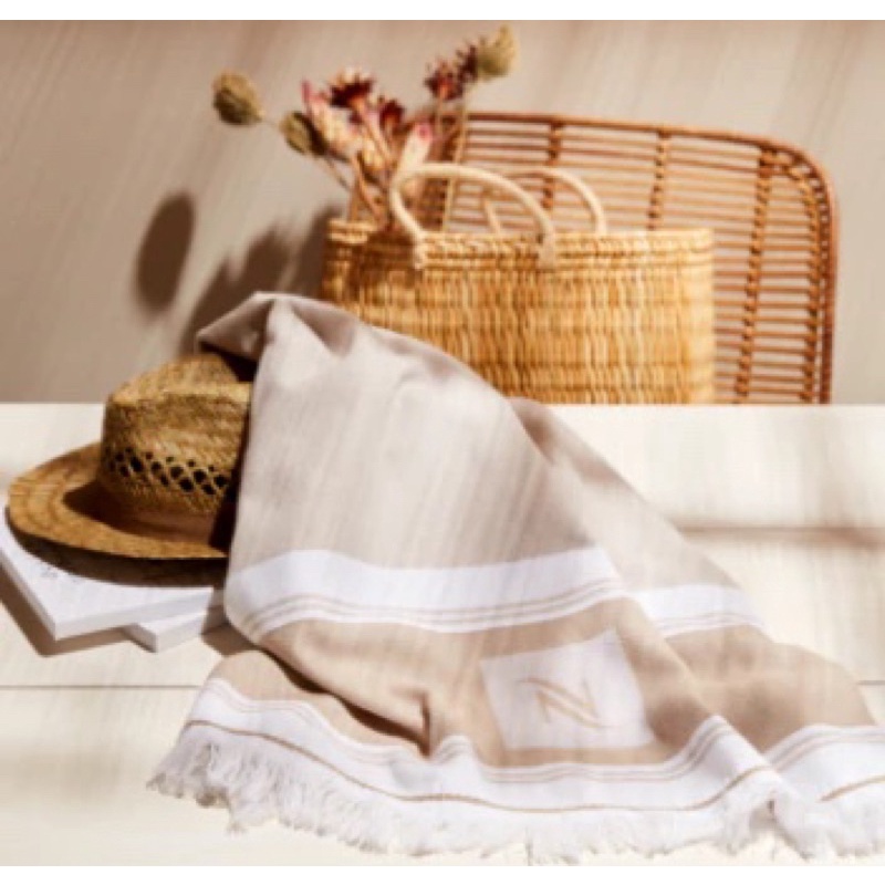 Nespresso Upcycled Beach Towel Limited Edition Shopee Malaysia