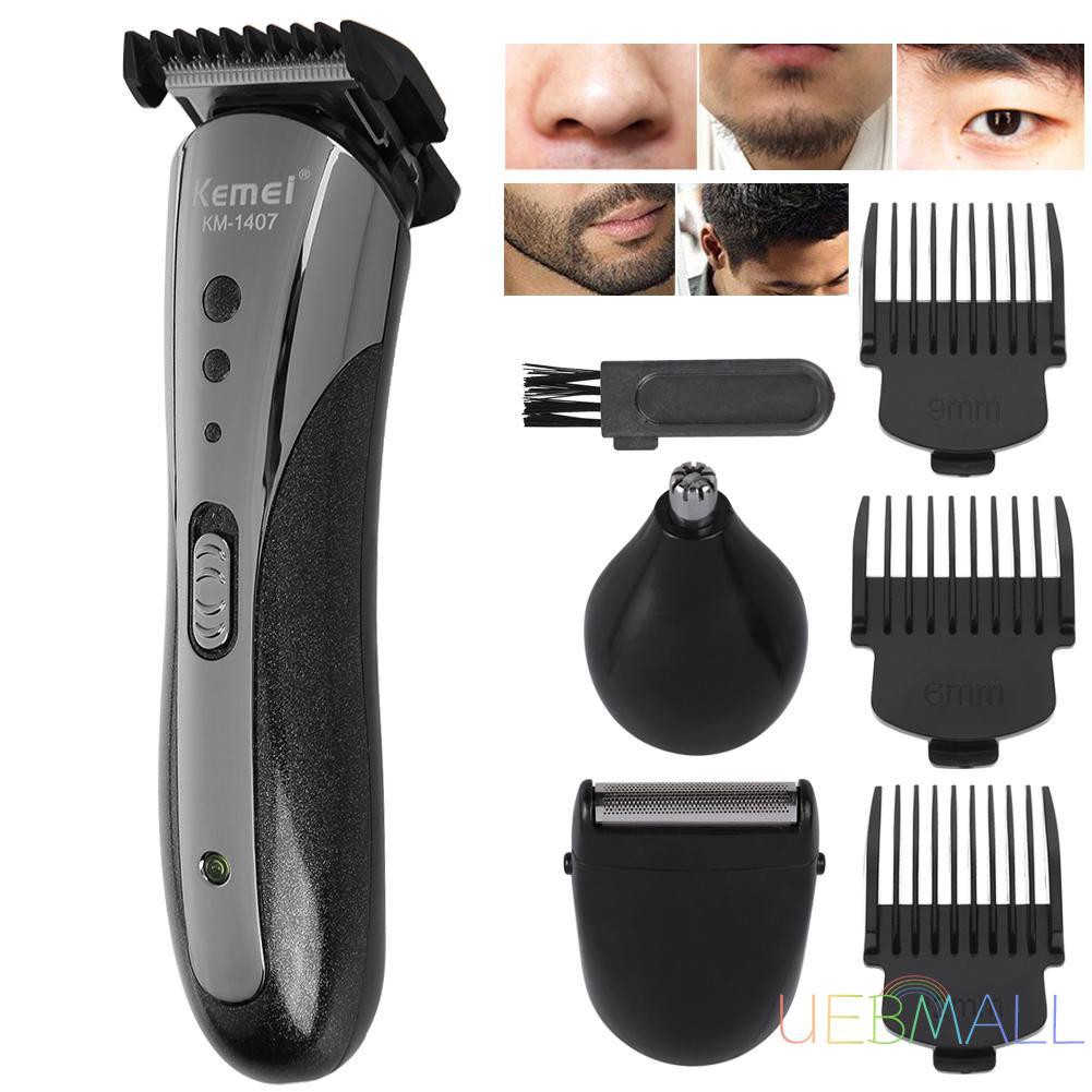 Uebhigh Quality Km 1407 Men Rechargeable Electric Hair Trimmer