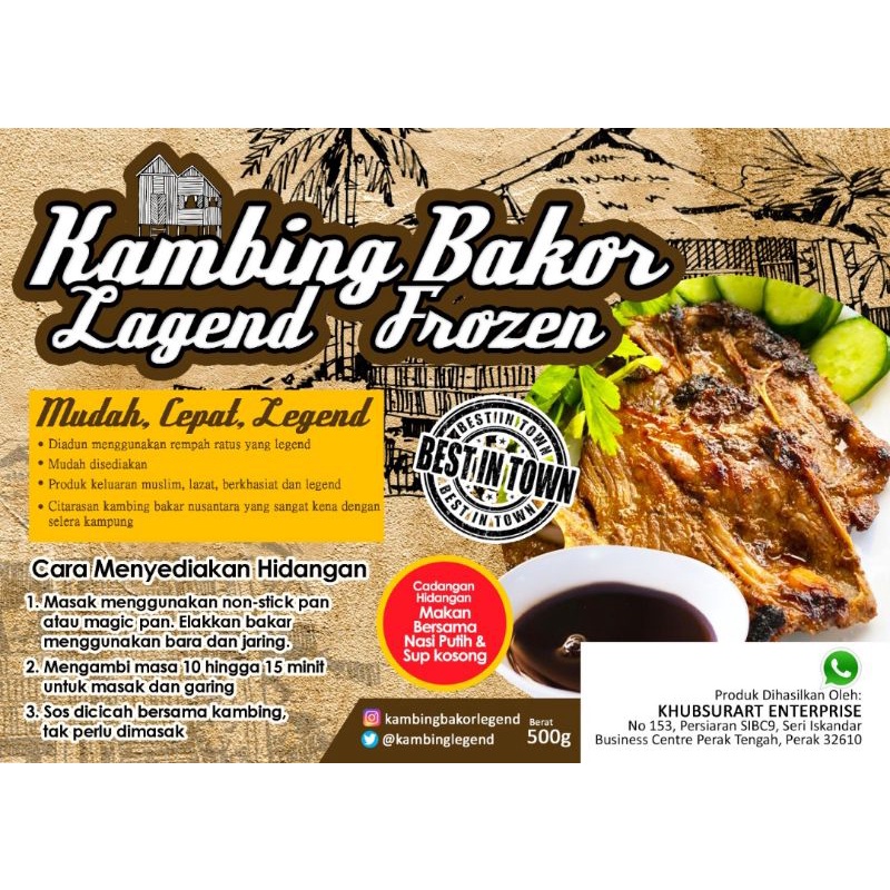 KAMBING PERAP CITARASA NUSANTARA | KAMBING BAKOR LEGEND 500G | Shopee ...