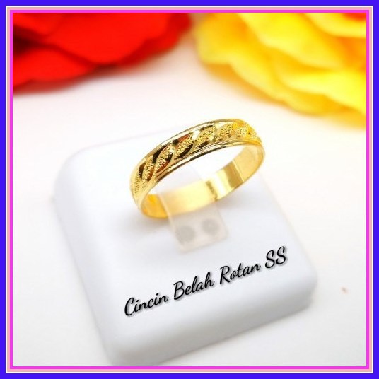 Buy Cincin Emas 916 Baru New Rings Gold 916 Cincin Belah Rotan Ss Seetracker Malaysia