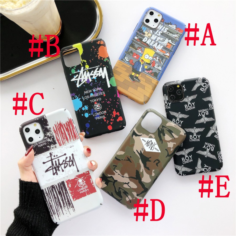 Iphone 13 Pro Max Iphone 12 Pro Max Iphone 7 8 Plus X Xs Max Xr 11 Pro Max Fashion Stussy London Boy Mdns Luminous Hard Case Shopee Malaysia