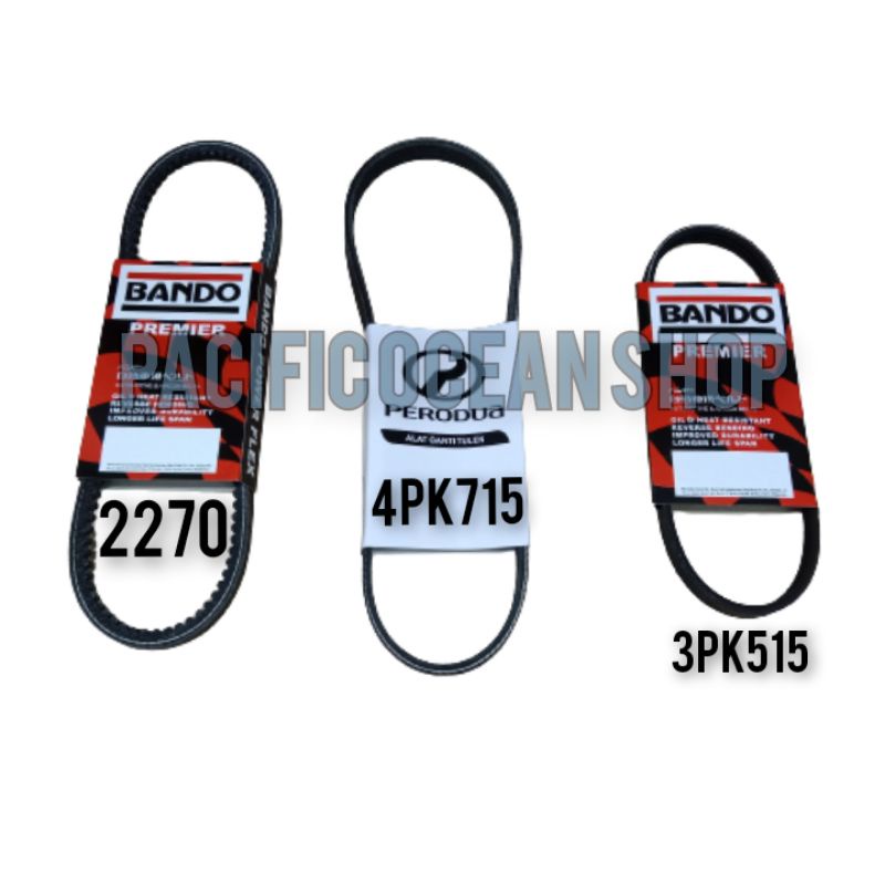 BANDO PERODUA FAN BELT KELISA KENARI ALTERNATOR / AIRCOND / POWER