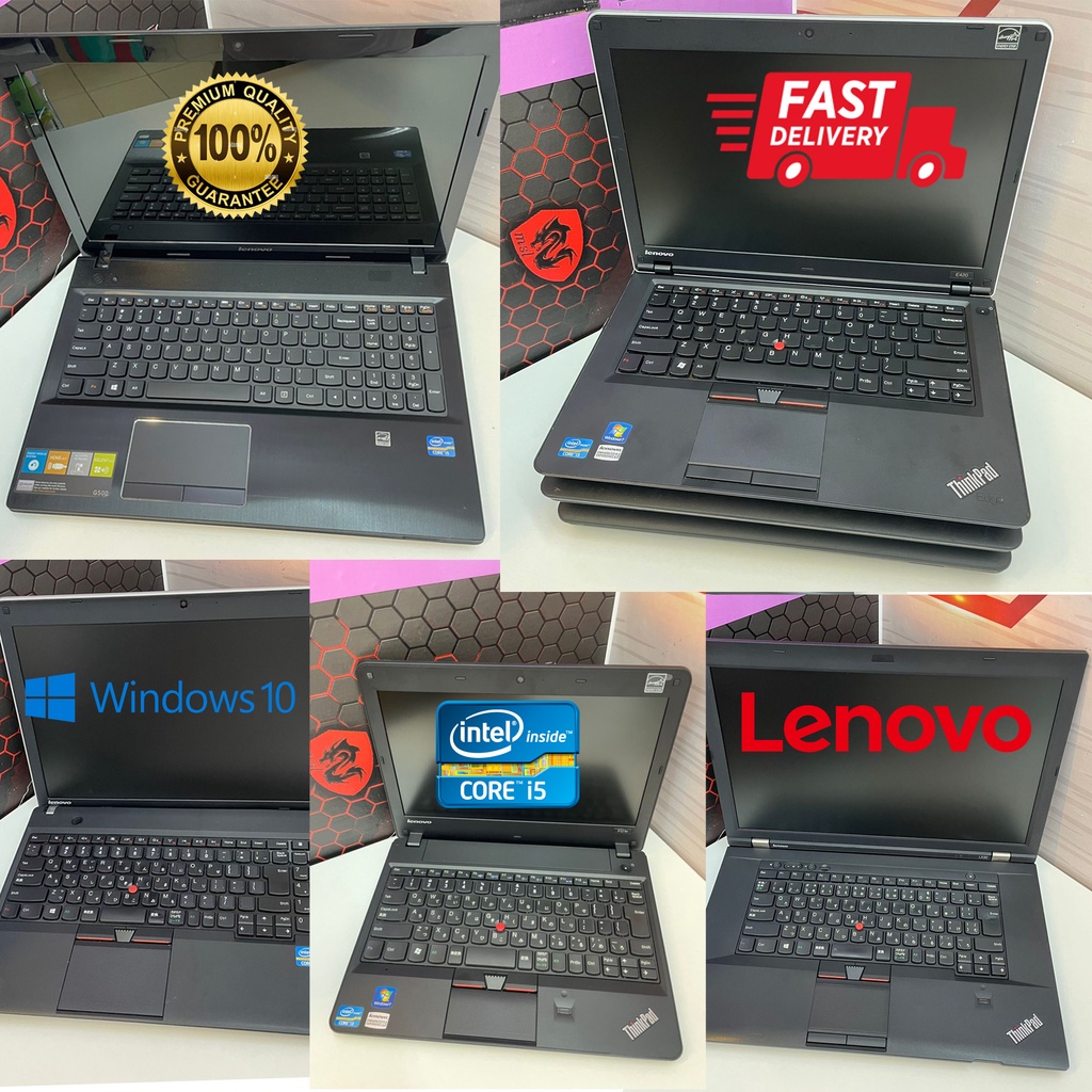 Student/Office] LENOVO THINKPAD CORE i7/i5/I3 Ram 4/8GB HDD/SSD 120/240 GB  /Win 10 Fast Speed Laptop ~Fast Shiping~ | Shopee Malaysia