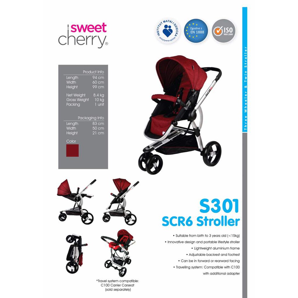 scr6 stroller review