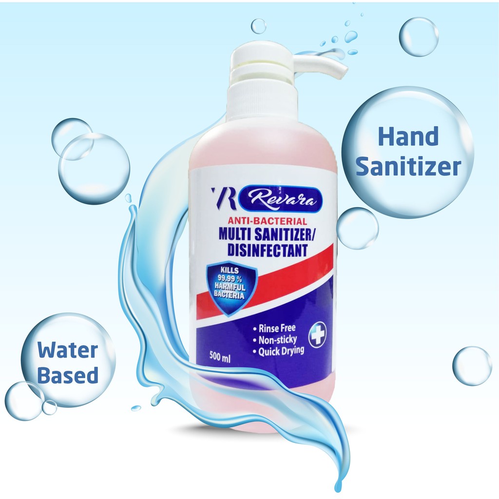 Non flammable Instant Hand Sanitizer Liquid (50ml/500ml) (Kill 99.9% ...