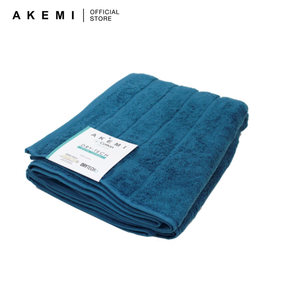 Akemi Cotton Essentials Dry Tech 100% Cotton Bath Towel (68cm x 138cm ...