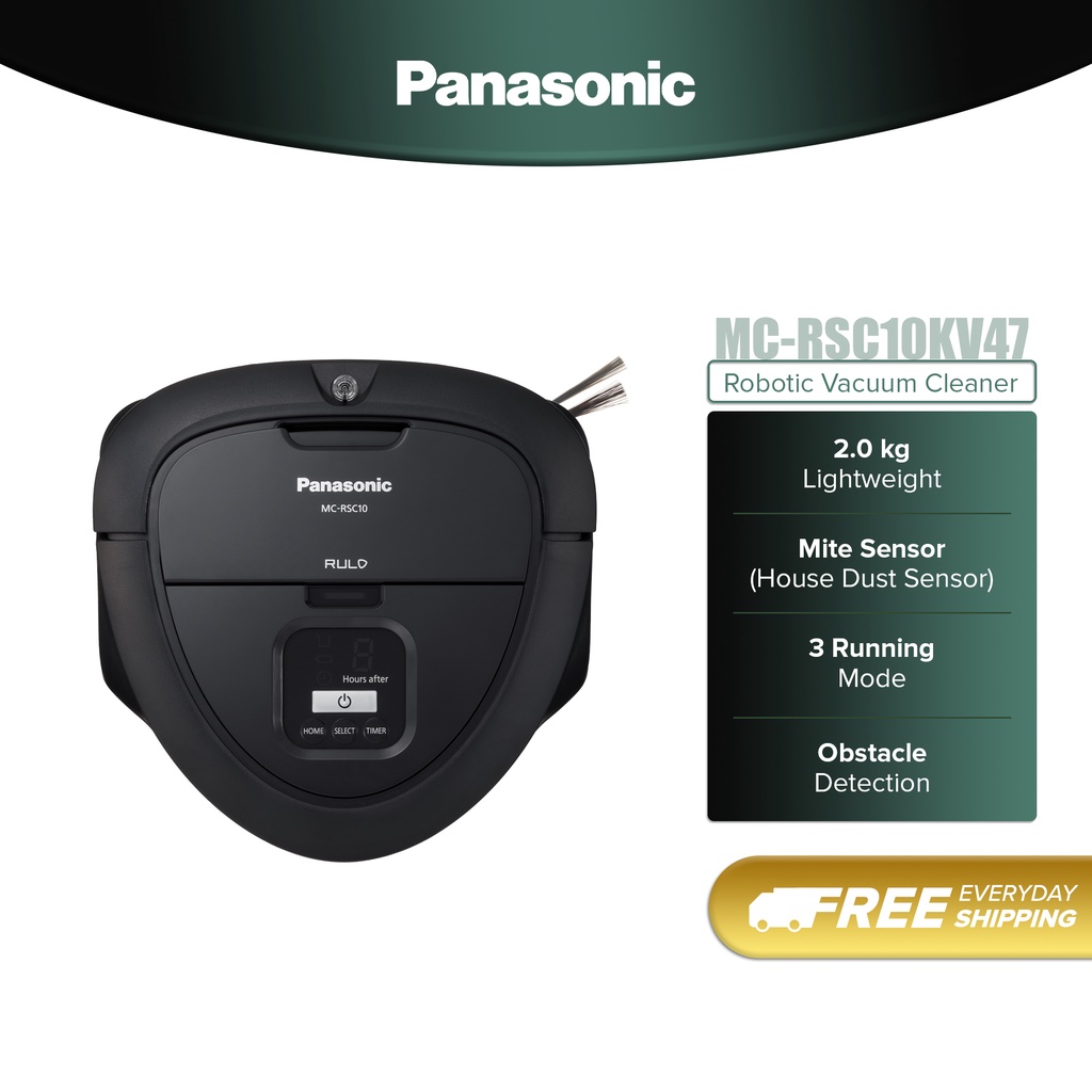 Panasonic Robotic Vacuum Cleaner Mini Rulo MCRSC10KV47 Shopee Malaysia