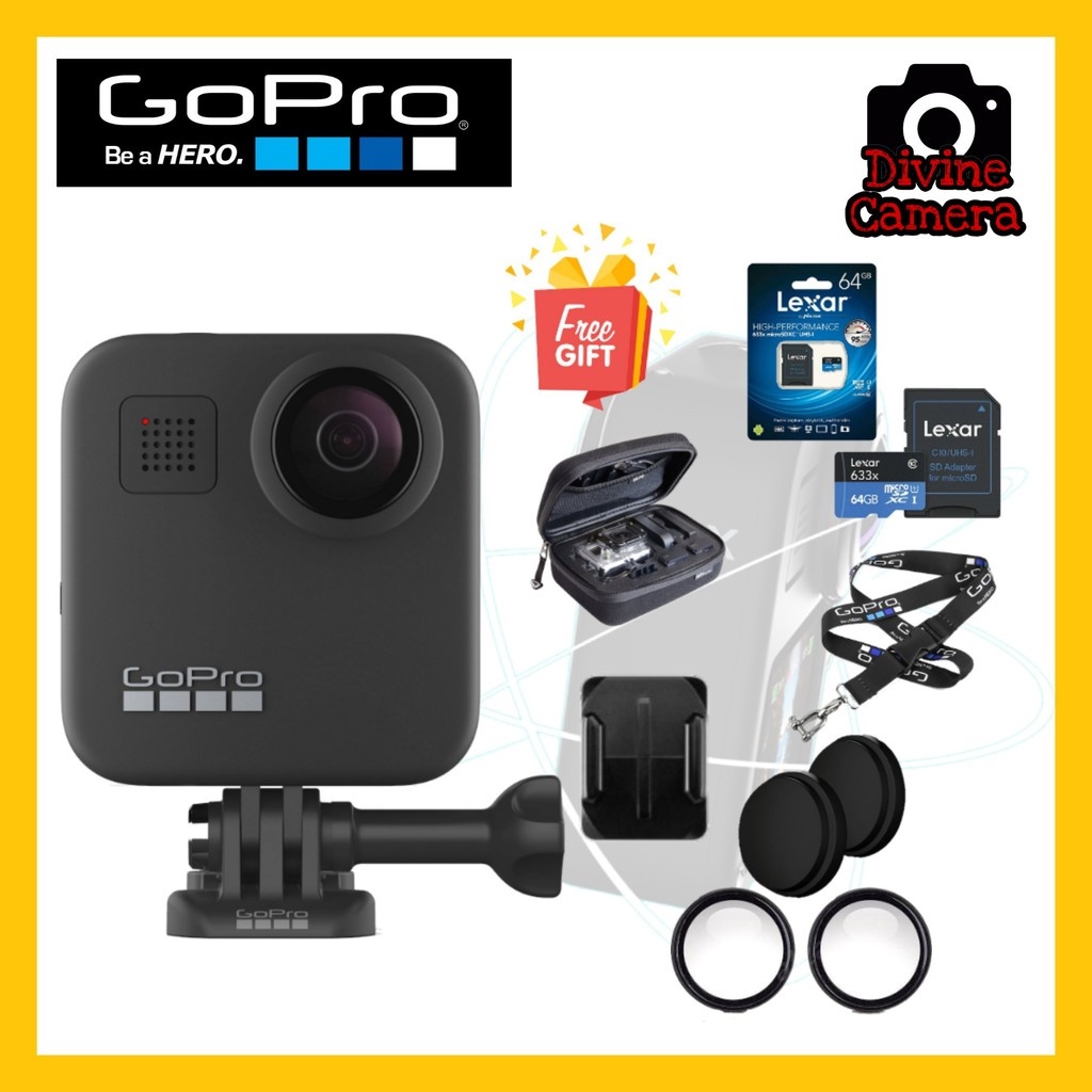 Gopro Max 360 Action Camera Special Bundle With Accessories Shopee Malaysia