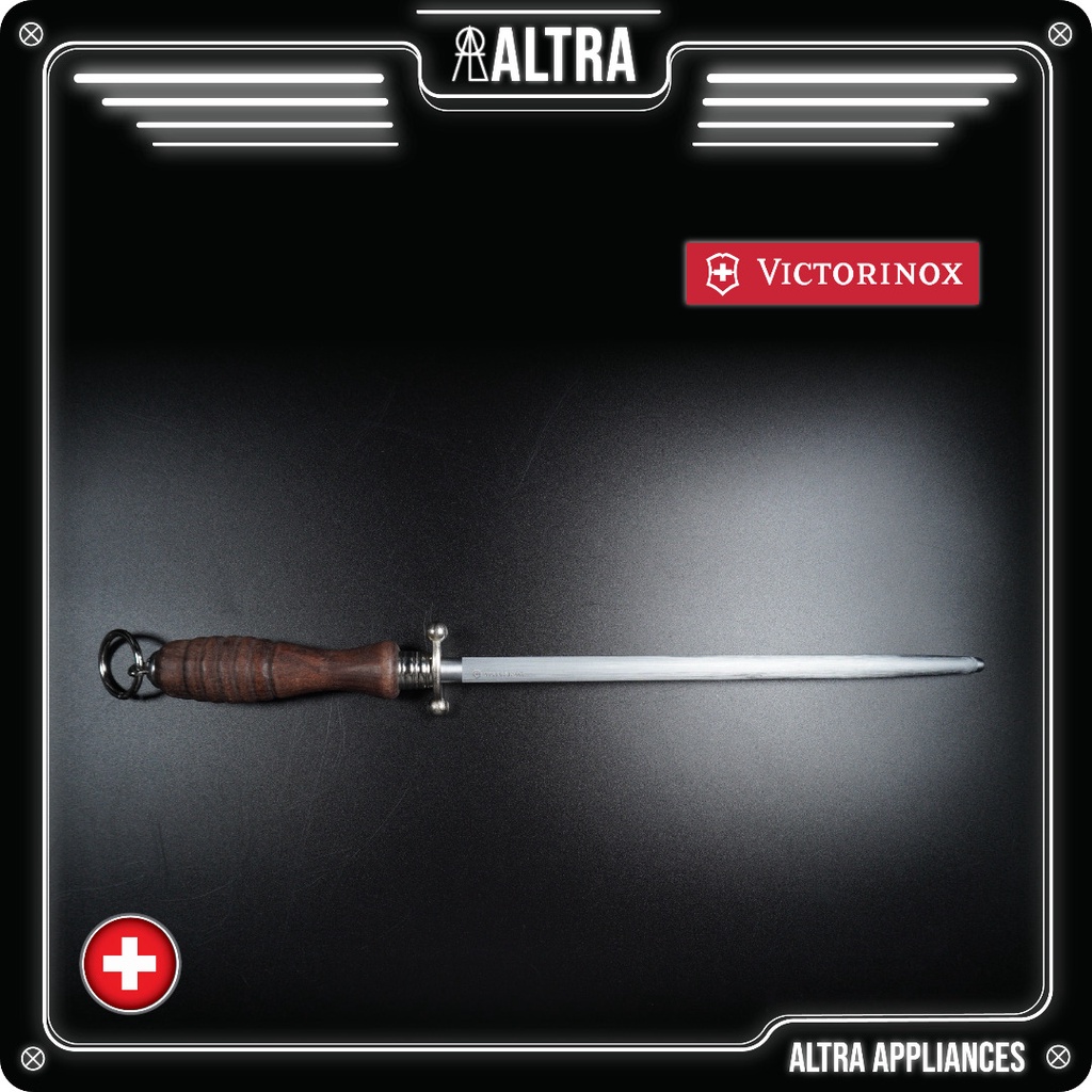 Victorinox Round Beechwood 27cm(11") Sharpening Steel / Sharpener