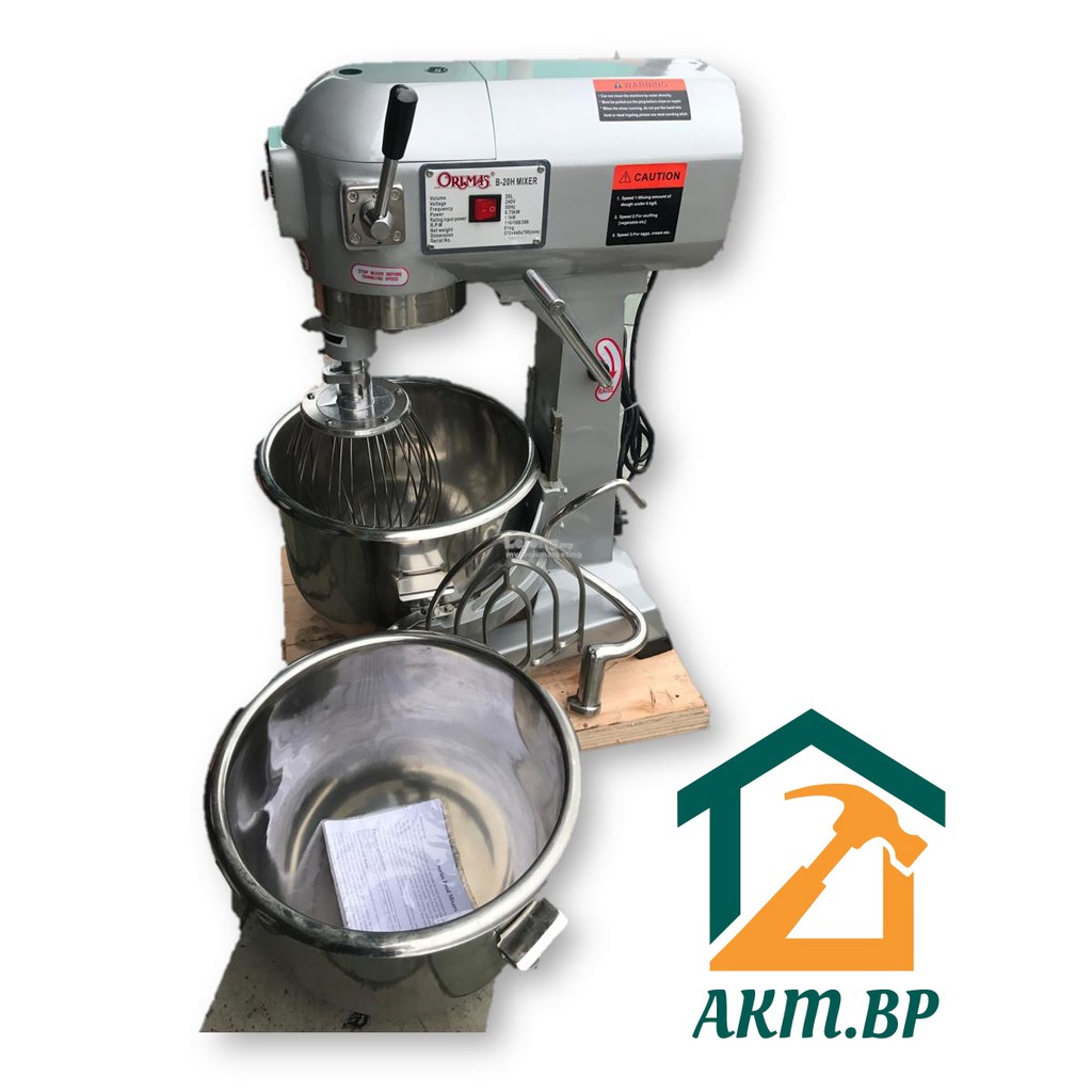 ORIMAS / GOLDEN BULL B20 FOOD MIXER C/W 2 BOWLS & STANDARD ACCESSORIES