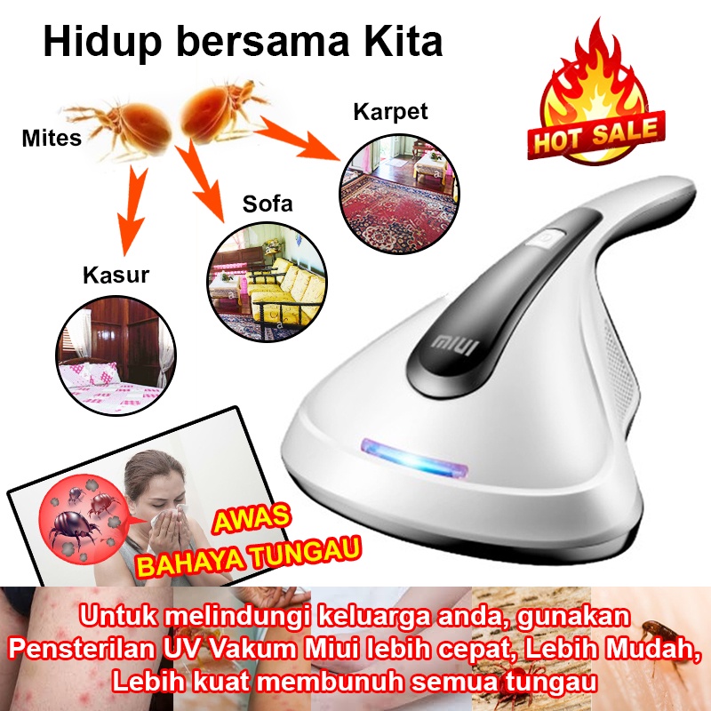 Vakum Cleaner Uv Vacuum Bed Dust mites killer UV Light Vacuum kasur