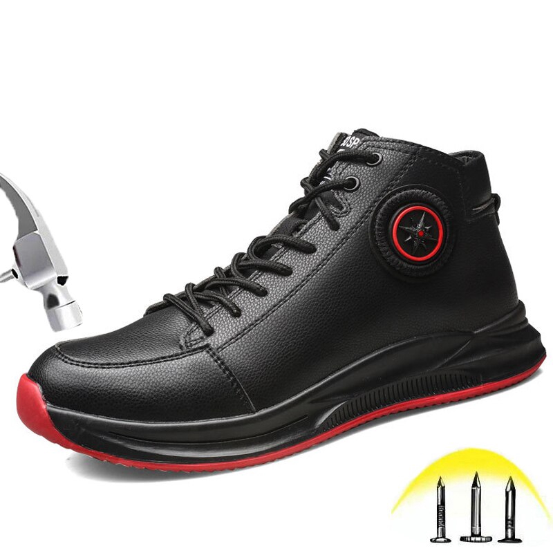 high top steel toe cap boots