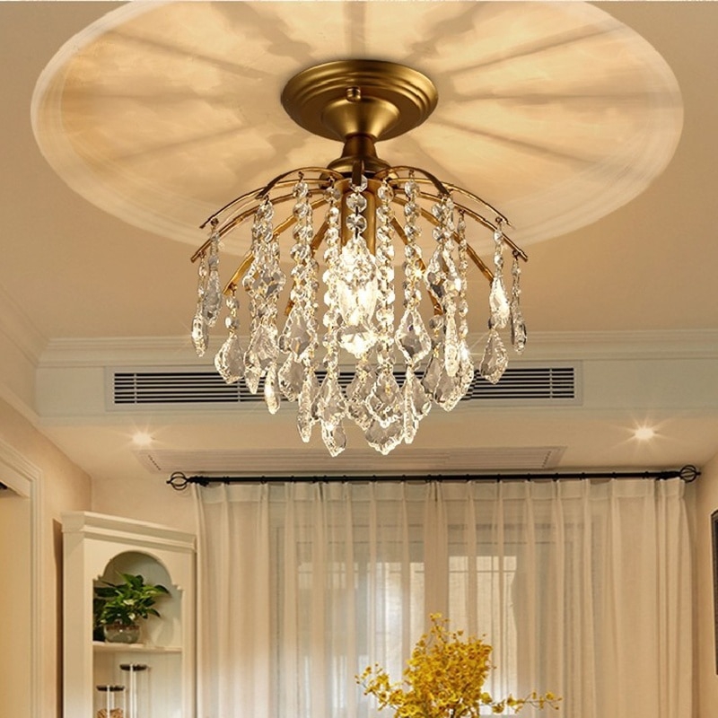 Modern Nordic Crystal Chandelier  Lighting Lampu  40W Luxury 