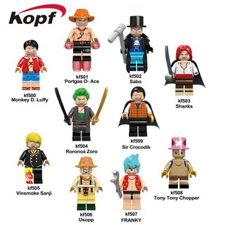 Action Figures One Piece Lego Moc Minifigure Luffy Zoro Chopper Shanks Vinsmoke Sanji Franky Tv Movie Video Games Toys Hobbies