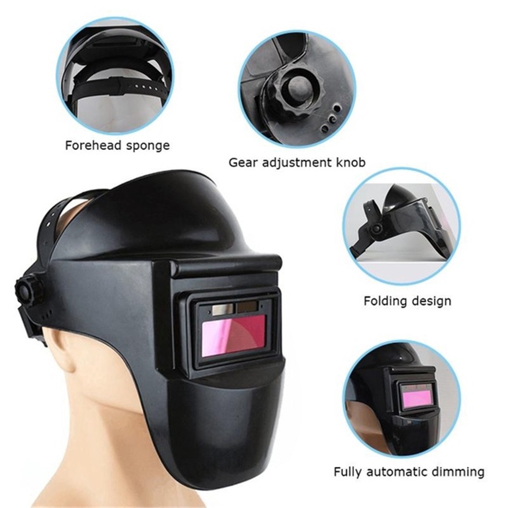 Welding mask, autodarkening headwearing, lightweight, full face