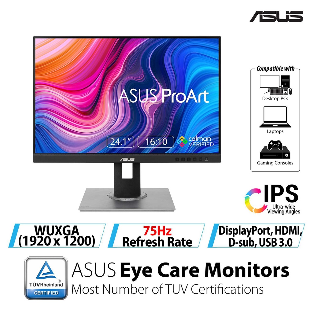 ASUS ProArt Display PA248QV Professional Monitor – 24.1-inch | Shopee ...