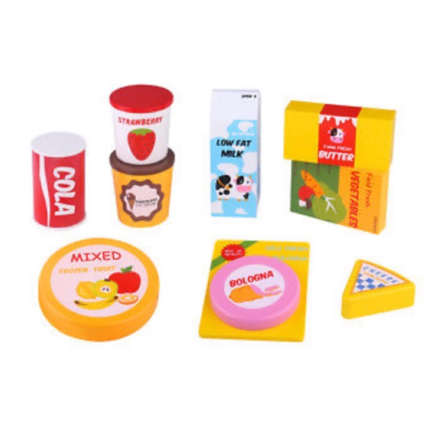 play day food market play set