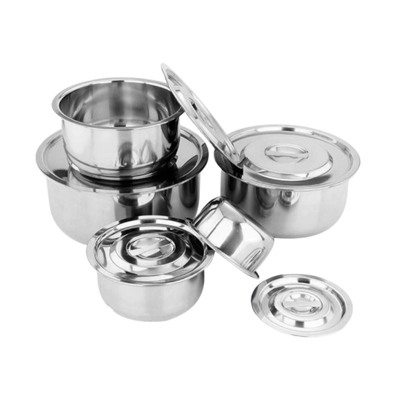 5 in 1 Multipurpose Conditioning Stock Pot Stainless Steel With Lid 16 ...