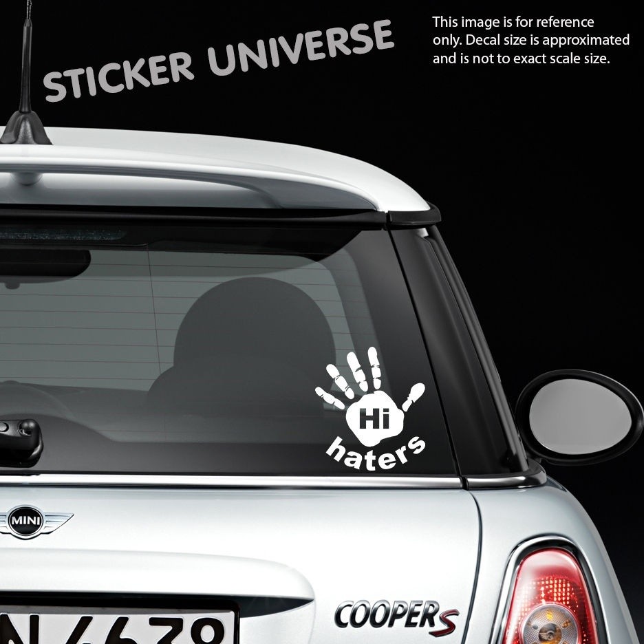 I love Hater/'s Sticker Decal Vinyl JDM Car Truck Drift Racing Funny Window Honda