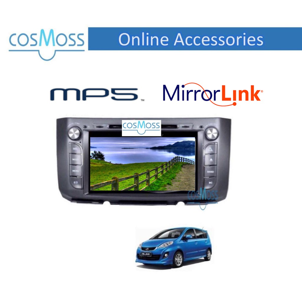 Perodua Alza 9'' Inch OEM Plug & Play MP5 DVD/MIRROR LINK 