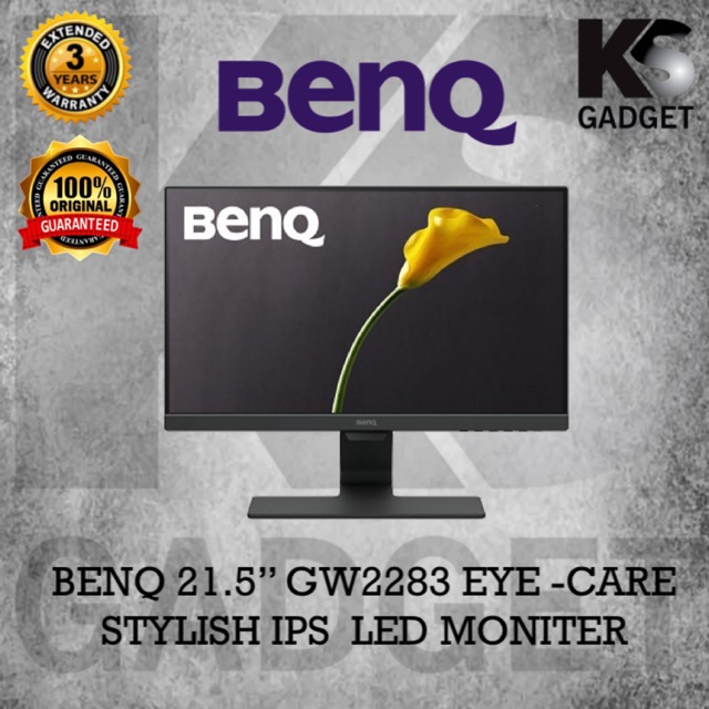 Benq 21 5 Gw22 Eye Care Stylish Ips Led Monitor Shopee Malaysia