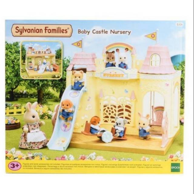 sylvanian families baby nursery castle