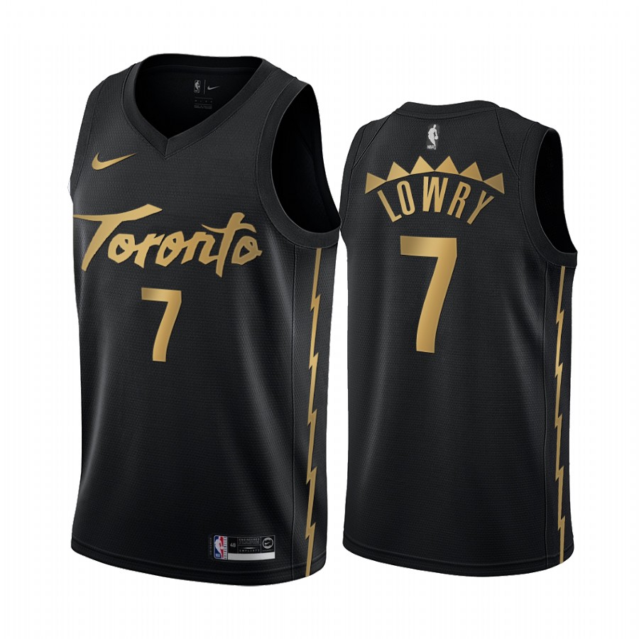 raptors gold and black jersey