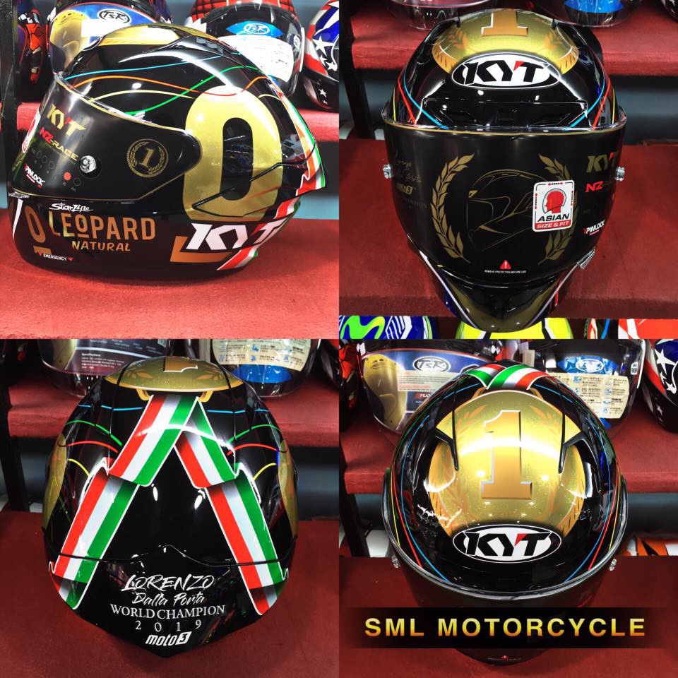 KYT NZRACE Lorenzo Dalla Porta Moto3 World Champion LIMITED EDITION