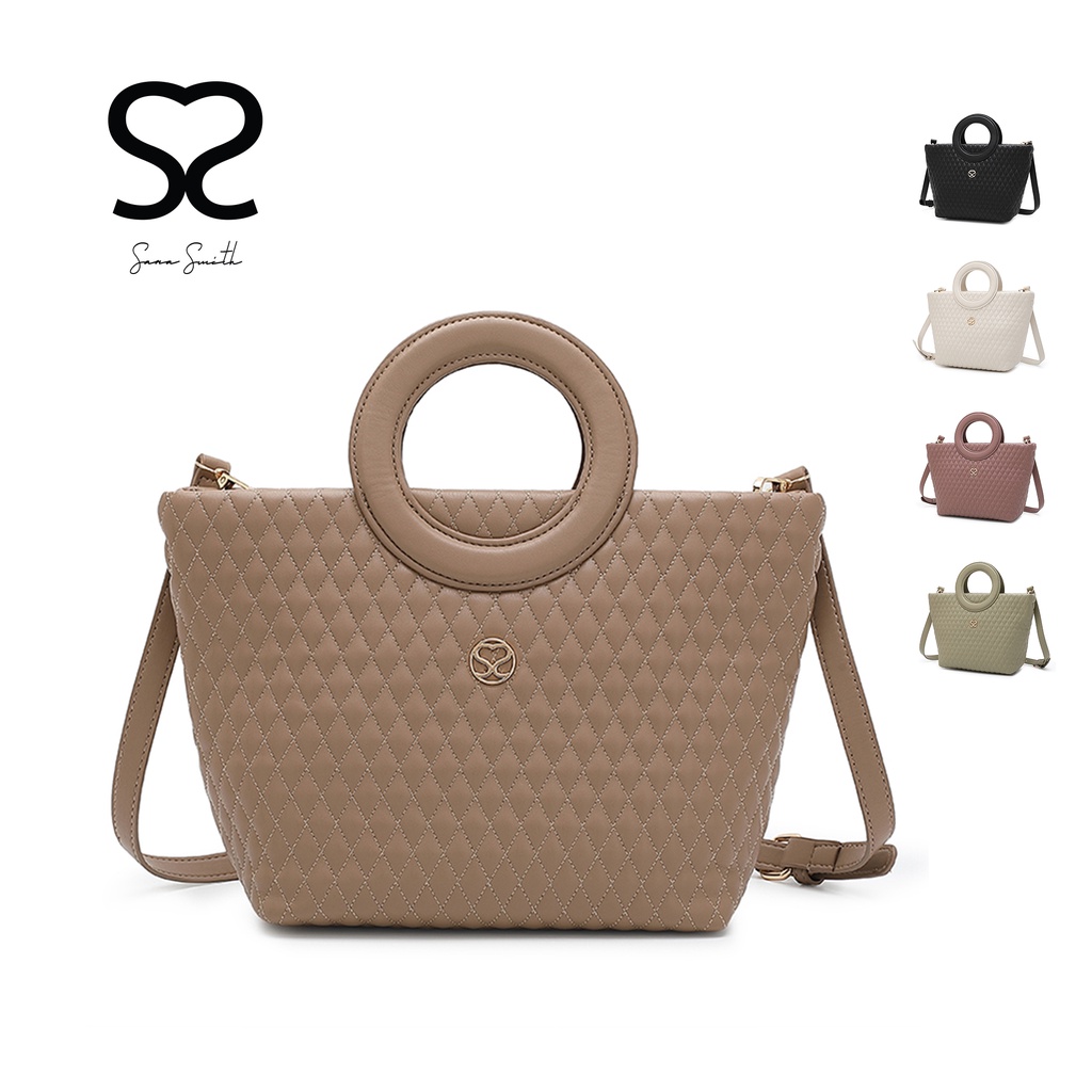 SARA SMITH Women Grace Quilted Top Handle Sling Bag SAS 512 Multi Color