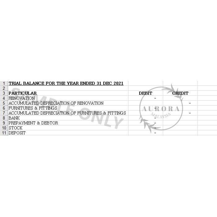 Buy Excel Template Small Business E Commerce Basic Accounting Excel Format Financial Year Report Tax Perekodan Perakaunan Seetracker Malaysia