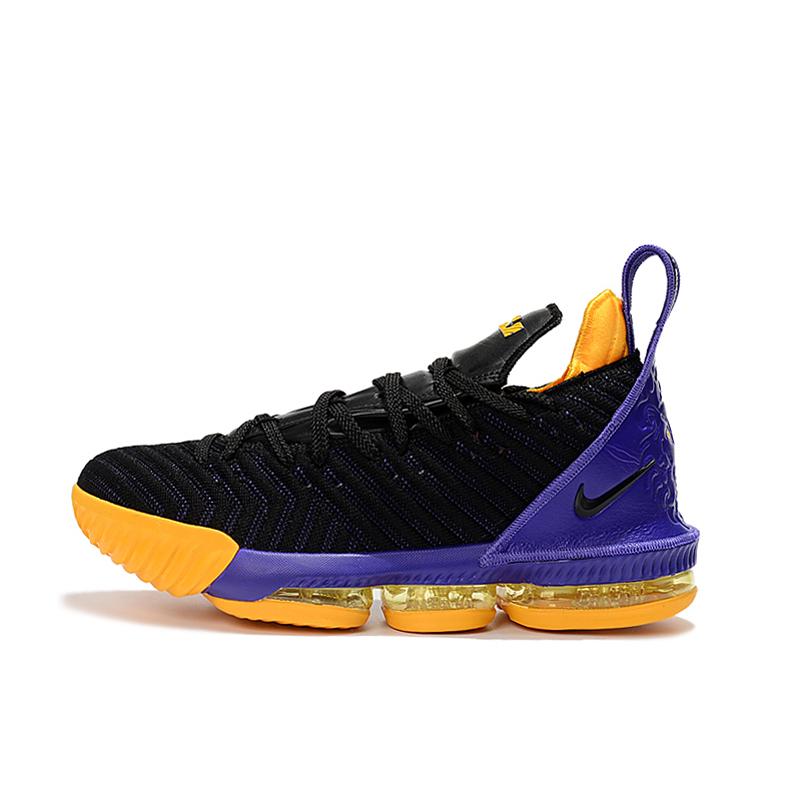 lebron james shoes purple and gold